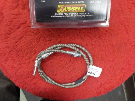 FX FL "NEW" REAR BRAKE HOSE STAINLESS #08915